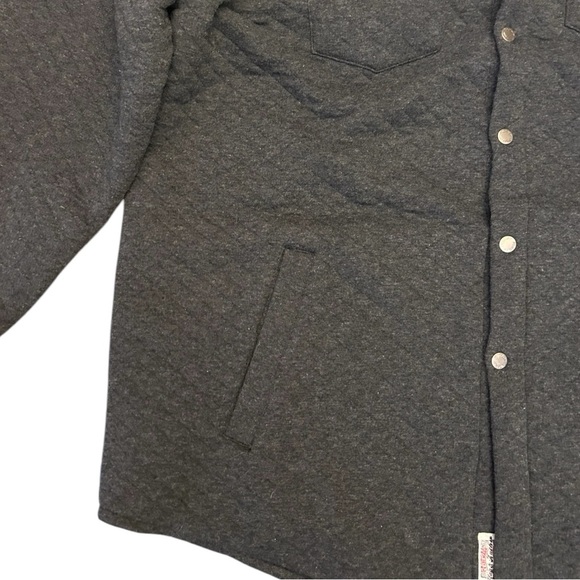 Flag & Anthem Charcoal Heather Alloway Quilted Shirt Jacket - Picture 6 of 10